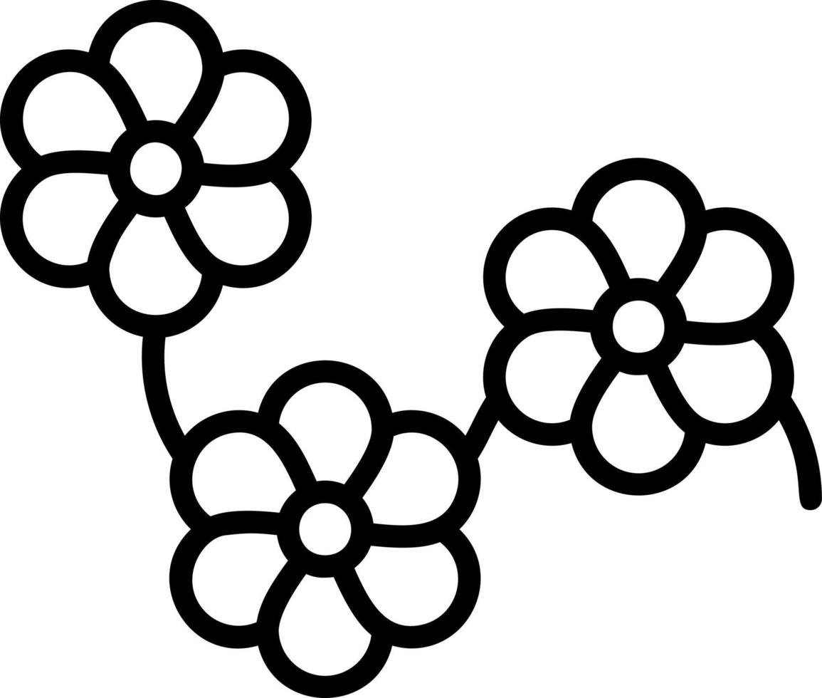 Flowers Vector Icon Design