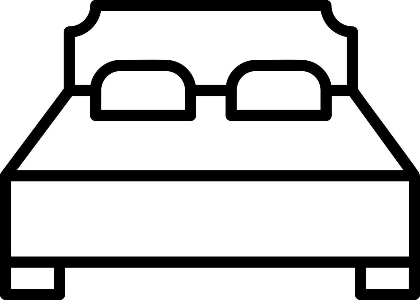 Bed Vector Icon Design