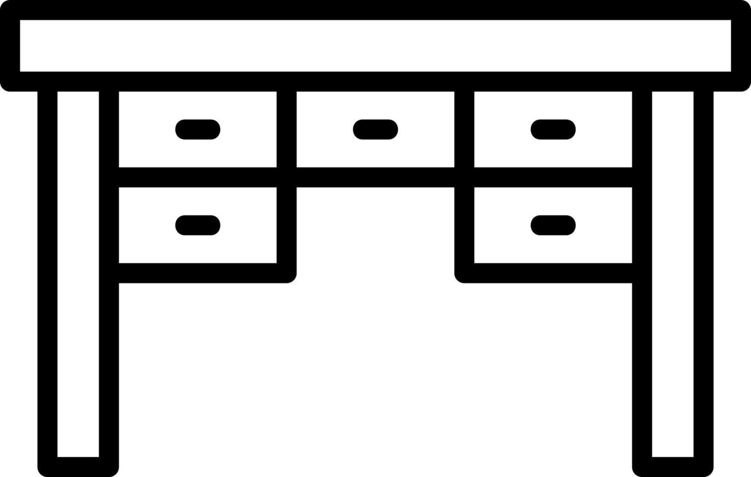 Desk Vector Icon Design
