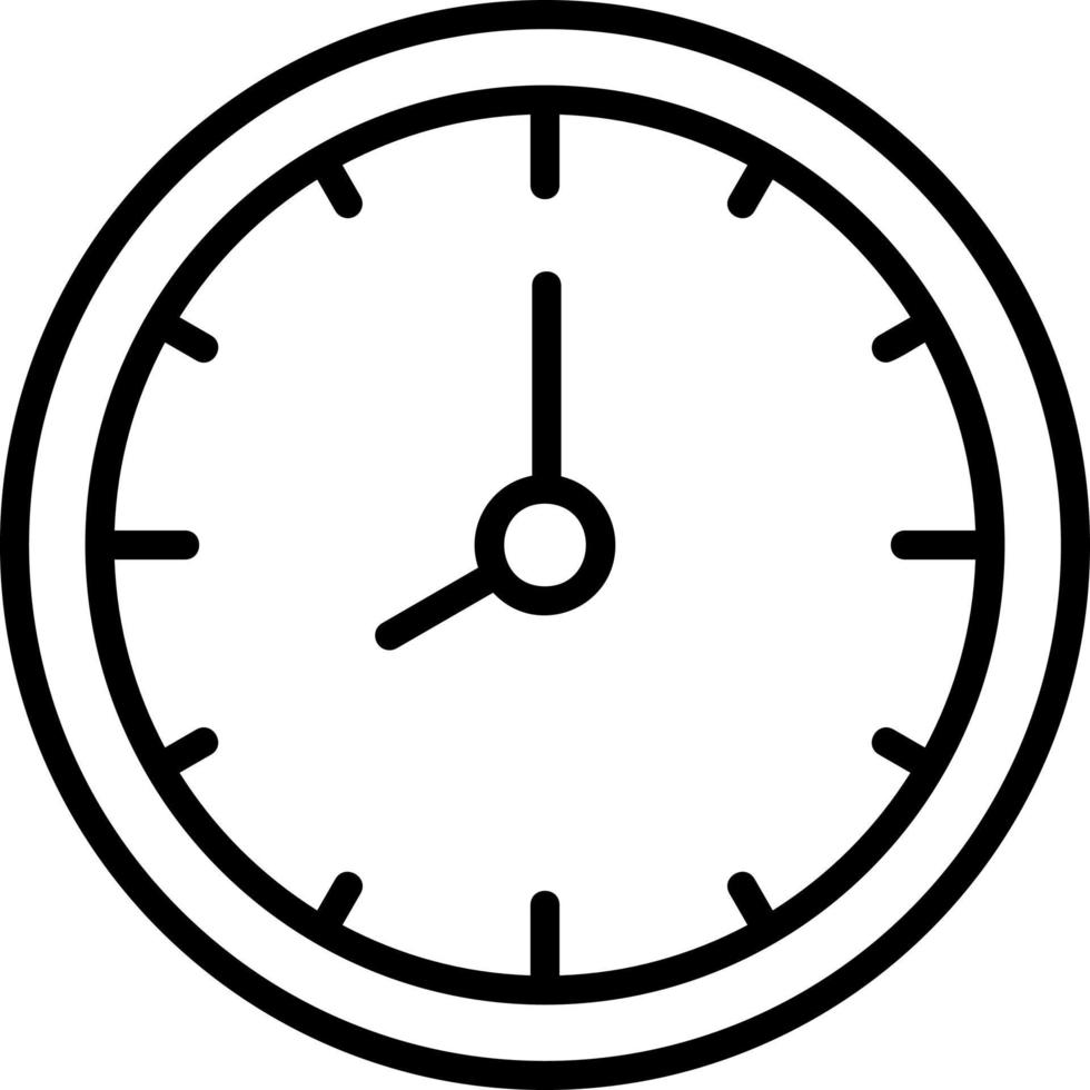 Clock Vector Icon Design