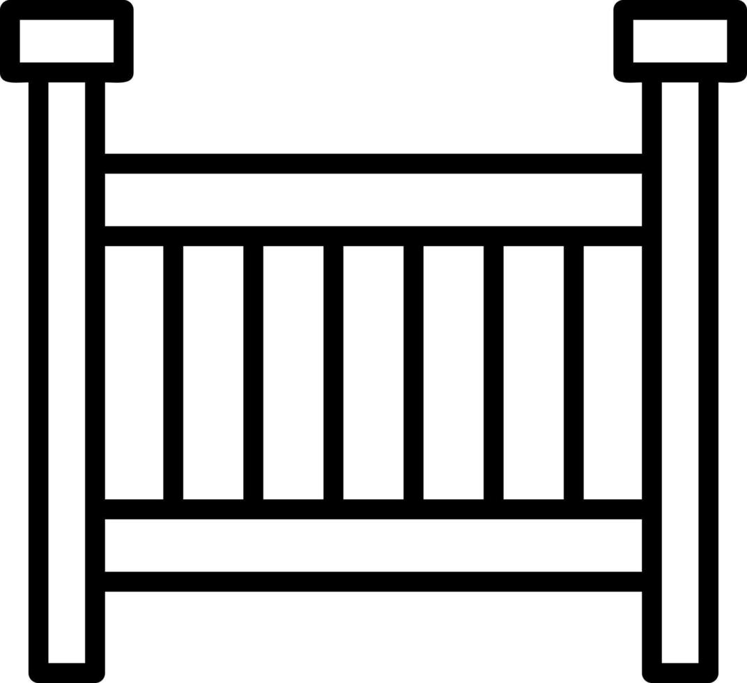 Crib Vector Icon Design