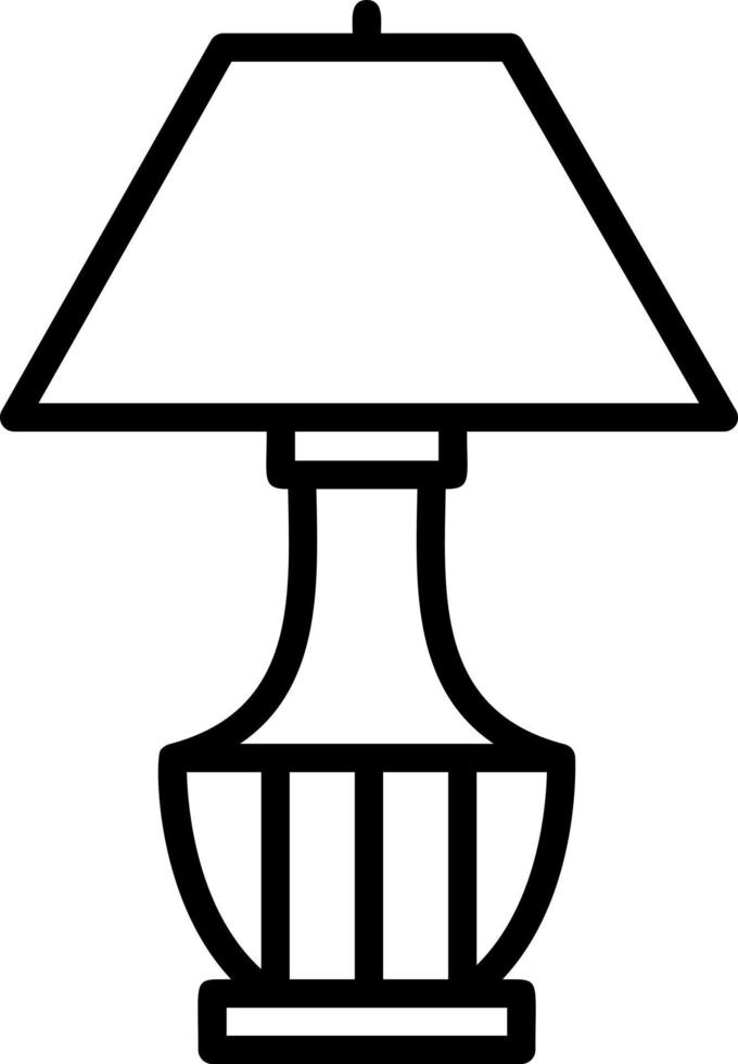 Lamp Vector Icon Design