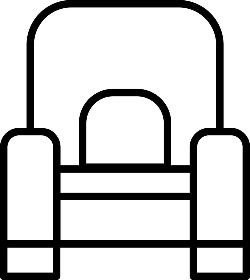 Armchair Vector Icon Design