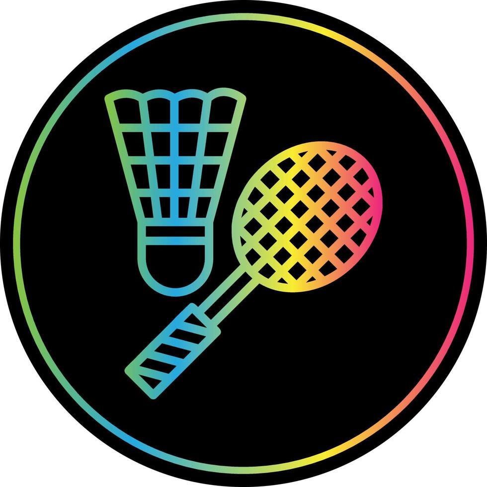 Badminton Vector Icon Design