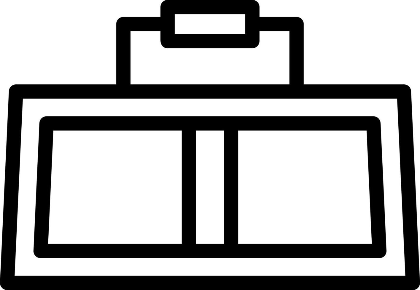 Gym Bag Vector Icon Design