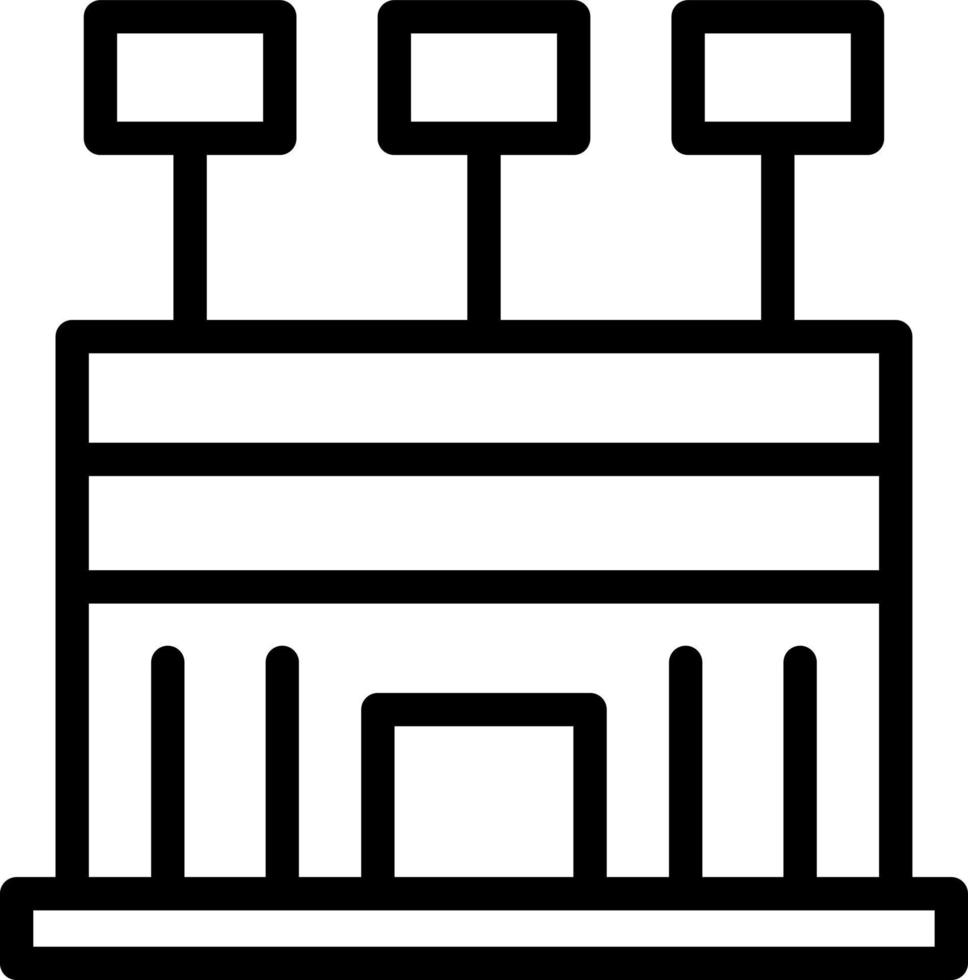 Stadium Vector Icon Design