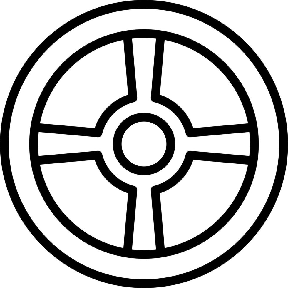 Wheel Vector Icon Design