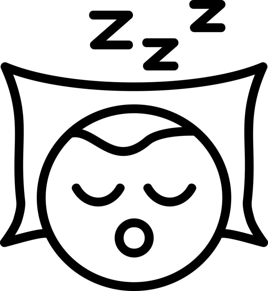 Sleep Vector Icon Design