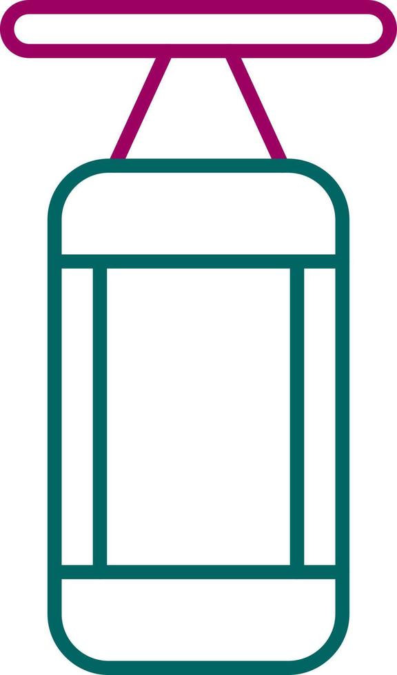 Boxing Bag Vector Icon