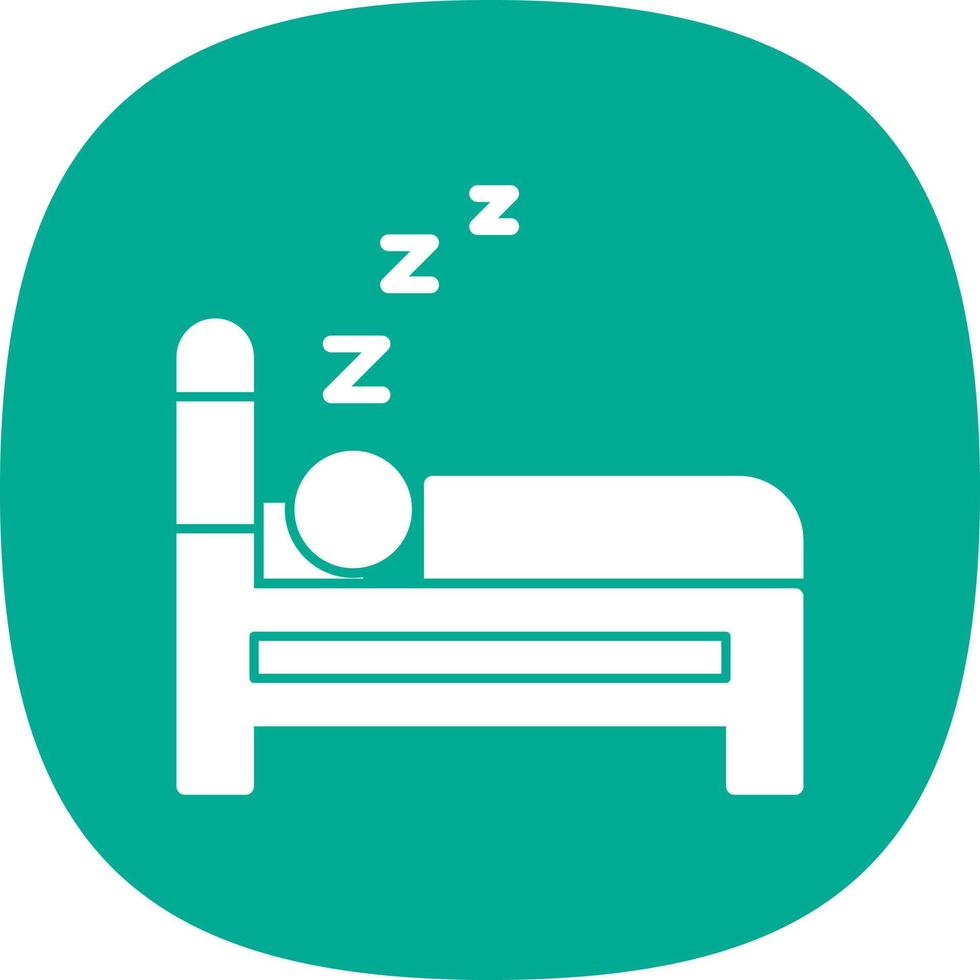 Sleeping Vector Icon Design