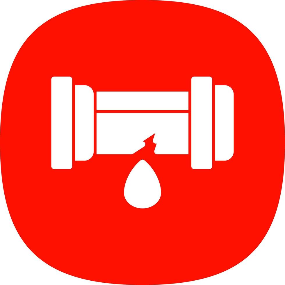 Leaking Vector Icon Design
