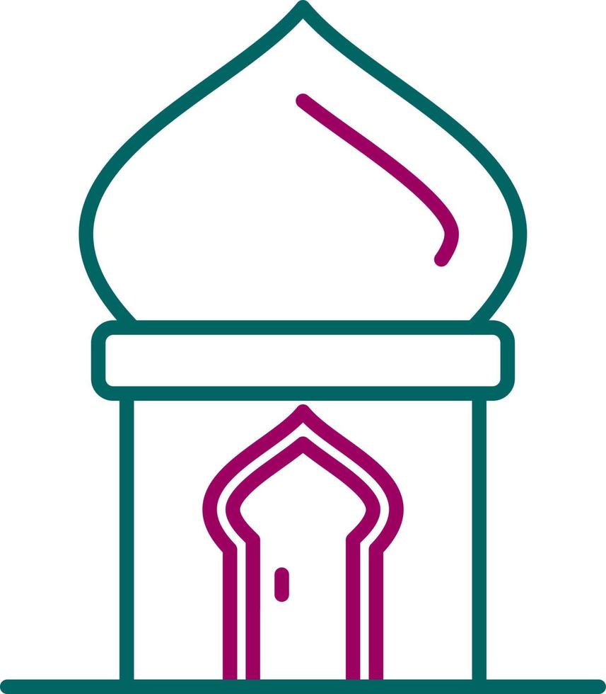 Masjid Door Vector Icon