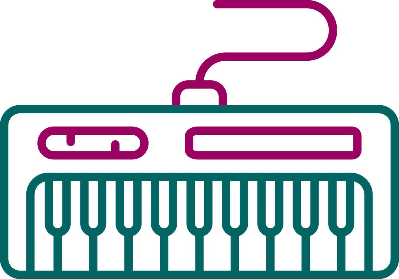 Piano Vector Icon