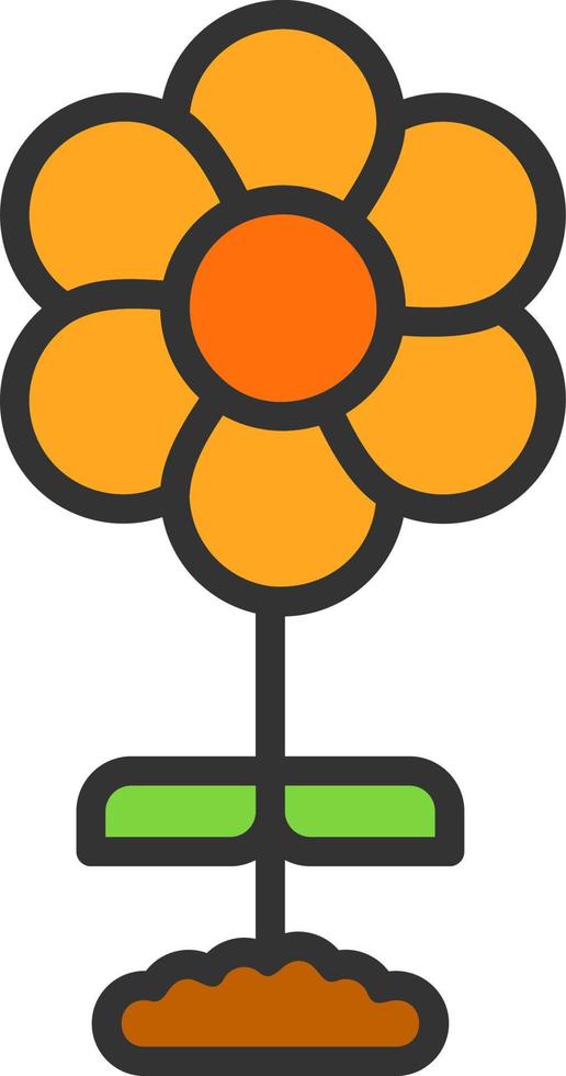 Flower Vector Icon Design