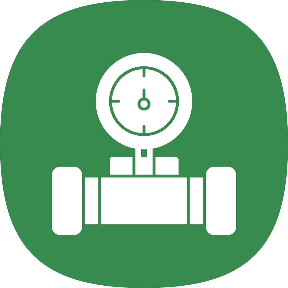 Water Meter Vector Icon Design
