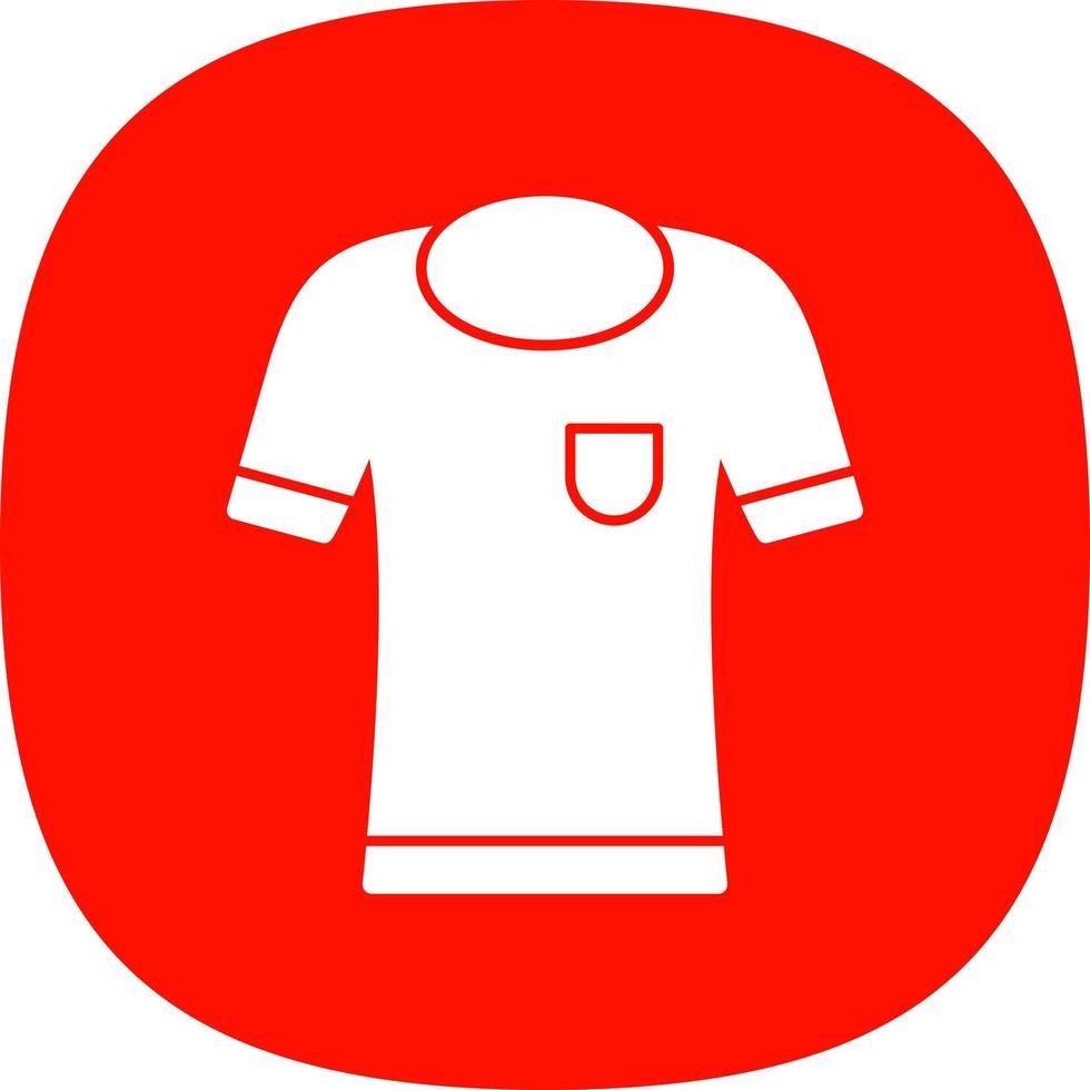 diseño de icono de vector de camiseta de fútbol