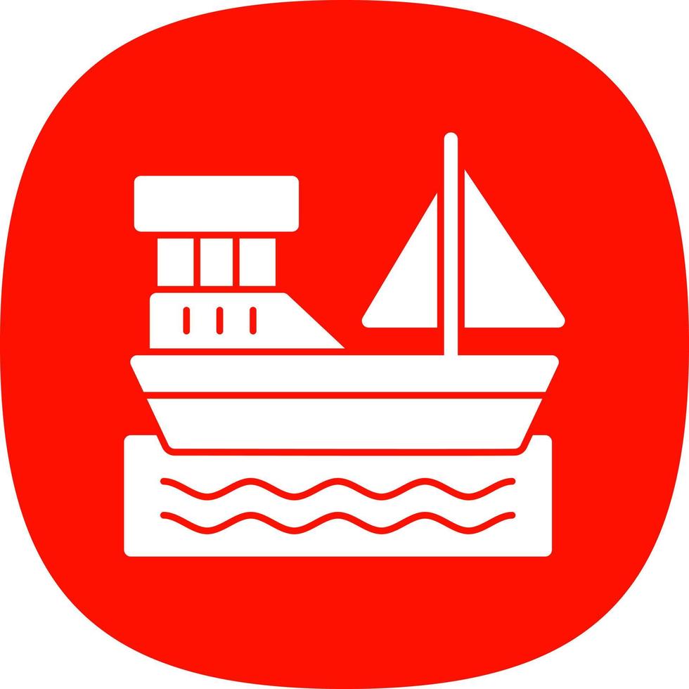 Boat Vector Icon Design