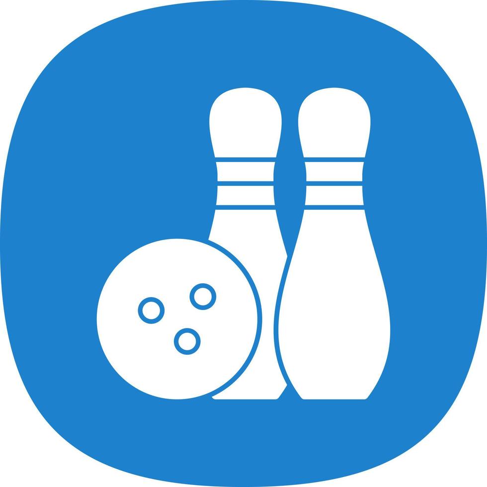 Bowling Vector Icon Design