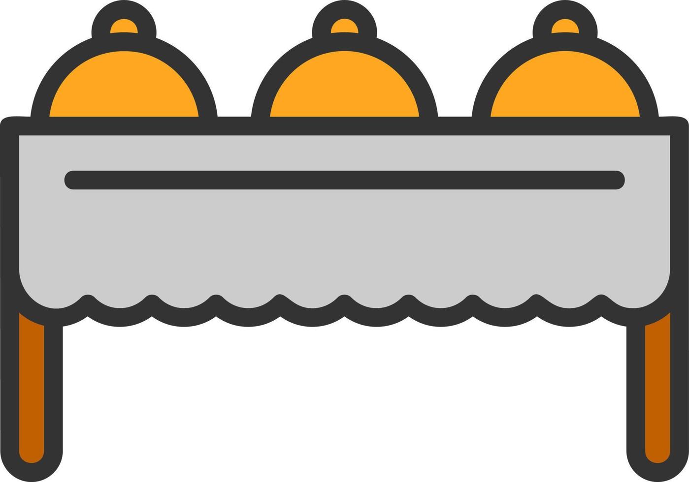 diseño de icono de vector de buffet