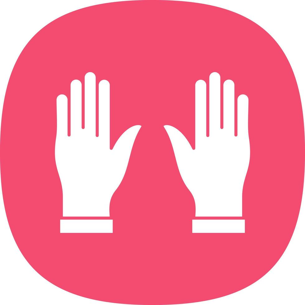 Hands Up Vector Icon Design