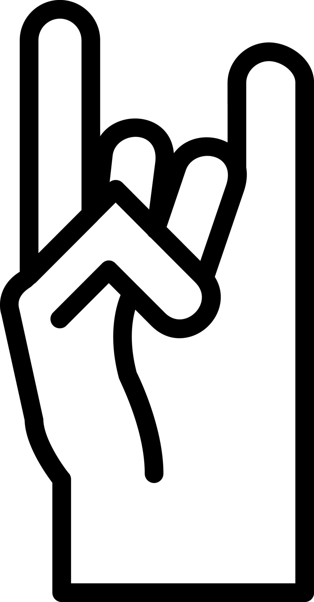 Sign Language Vector Icon Design 16953084 Vector Art at Vecteezy