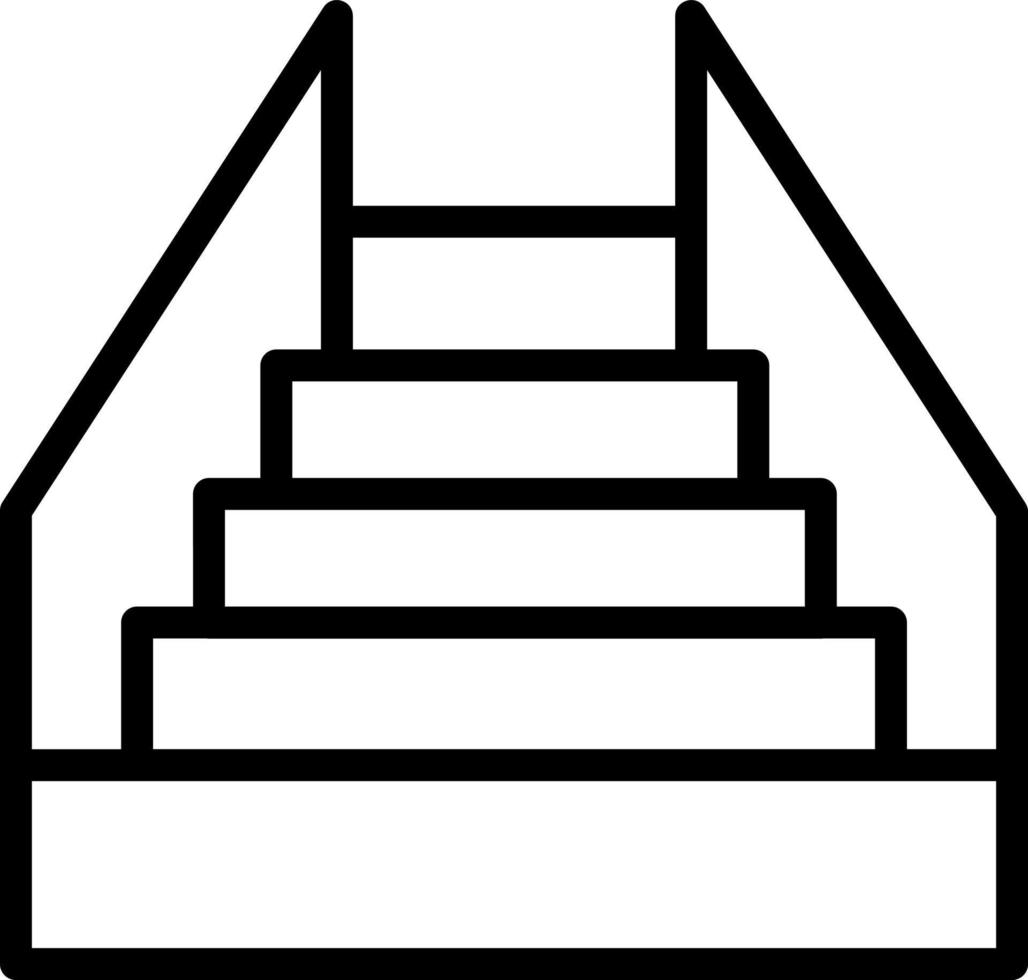 Stair Vector Icon Design