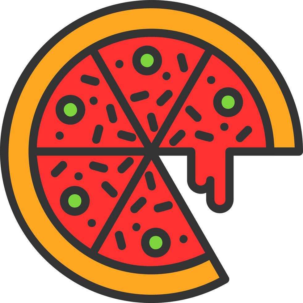 Pizza Vector Icon Design