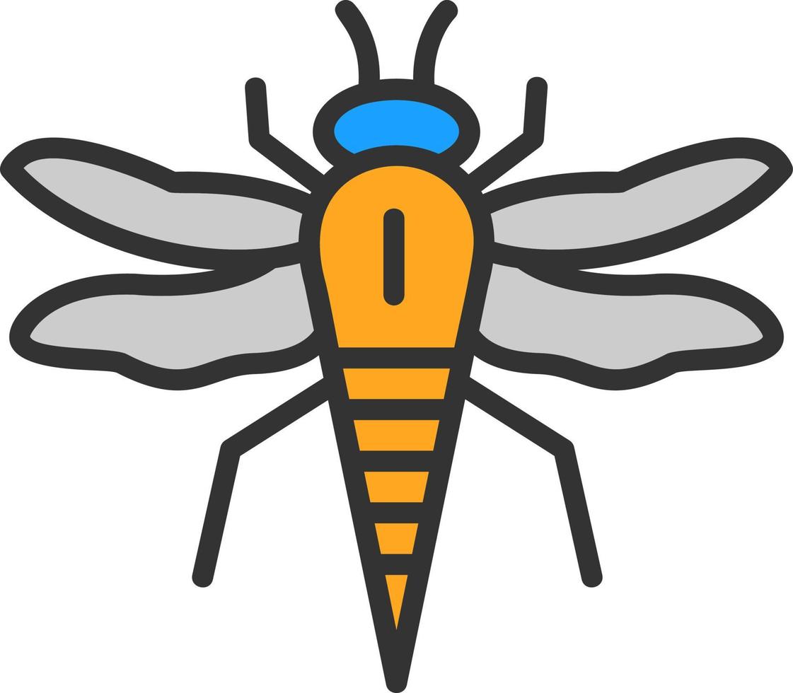 Dragonfly Vector Icon Design