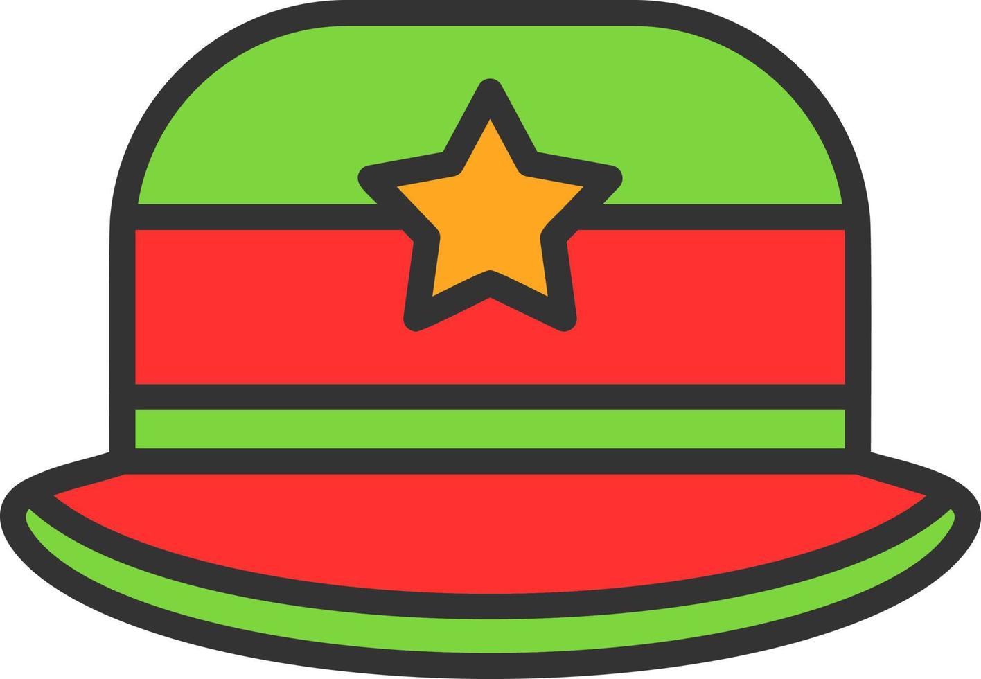 diseño de icono de vector de sombrero