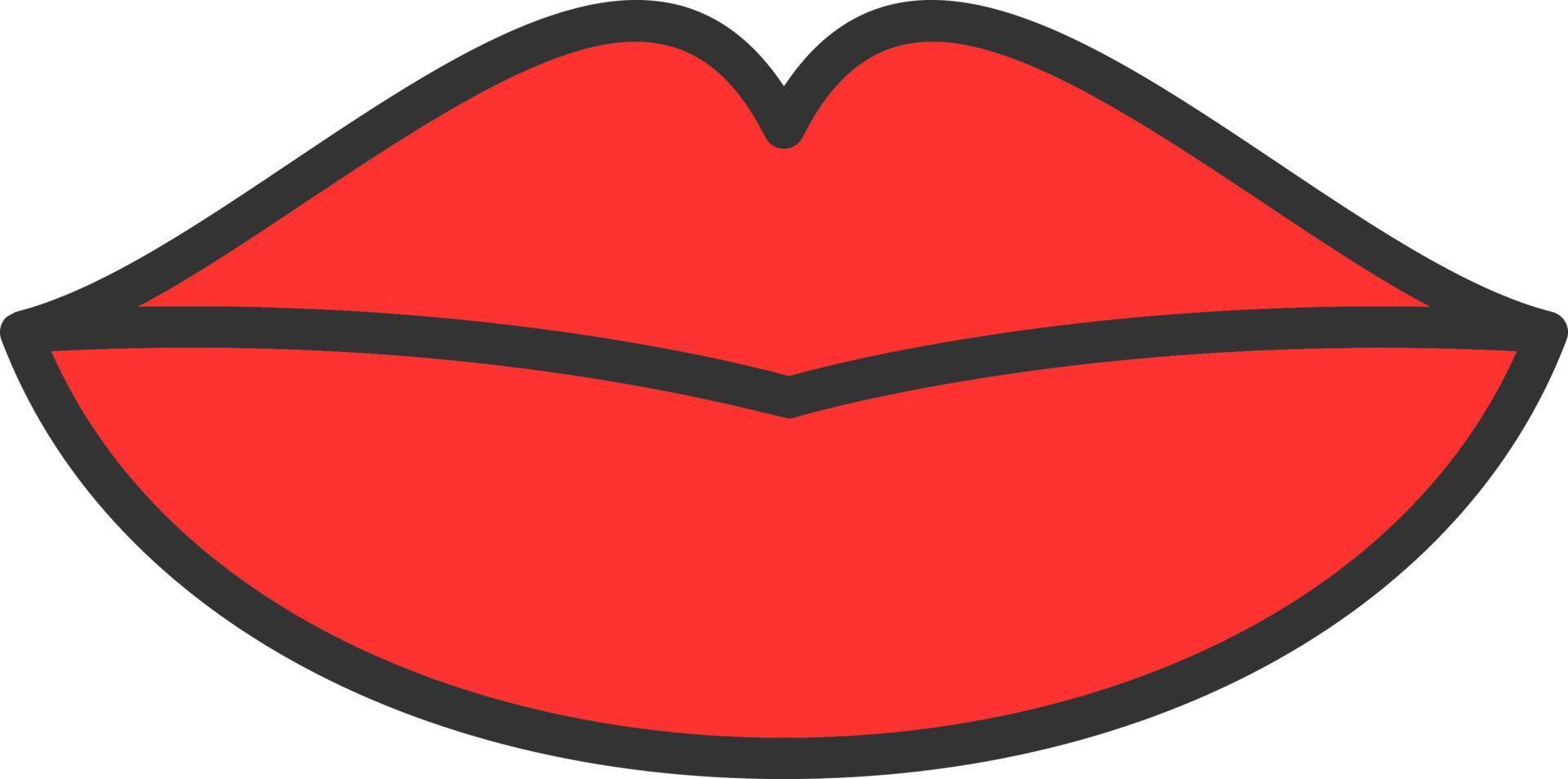 Lip Vector Icon Design