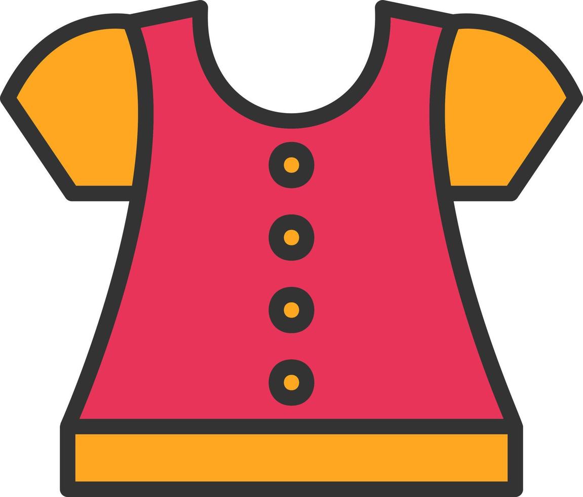 Blouse Vector Icon Design