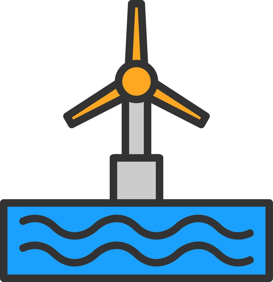 Turbine Vector Icon Design