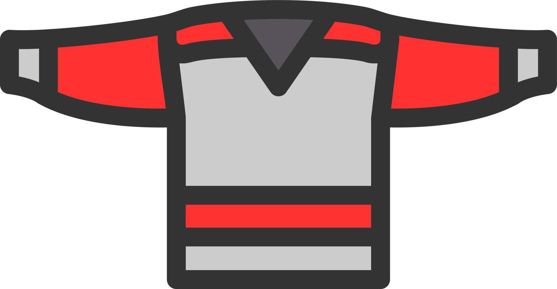 diseño de icono de vector de camiseta de hockey