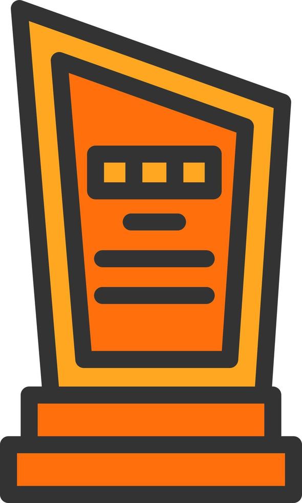 Trophy Vector Icon Design