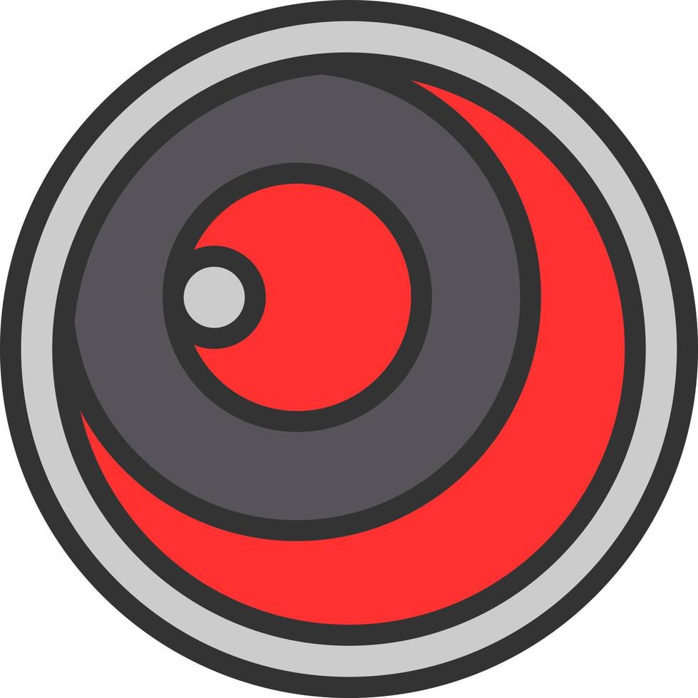 Lens Vector Icon Design