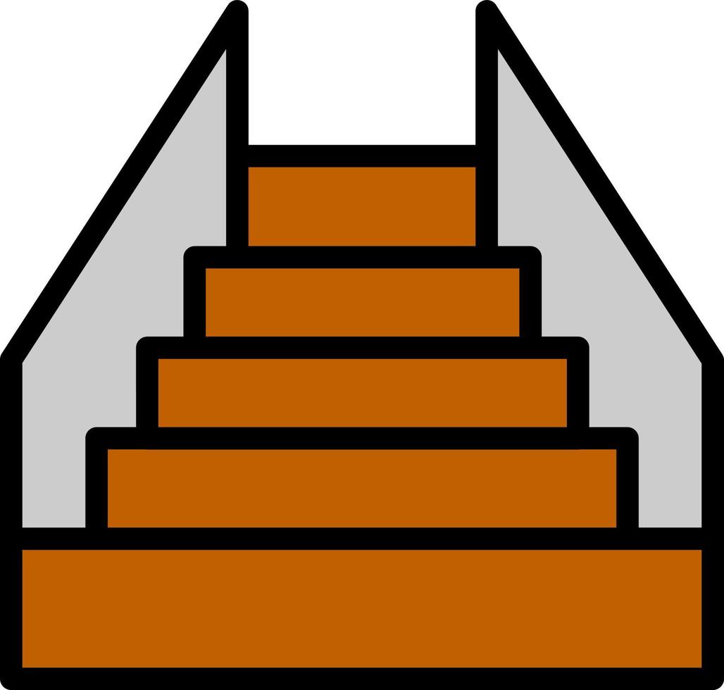 Stair Vector Icon Design