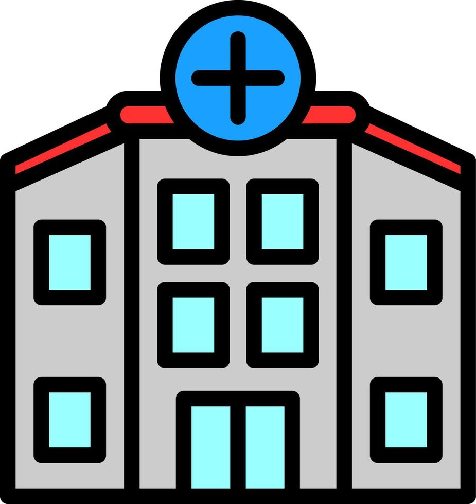 Hospital Vector Icon Design