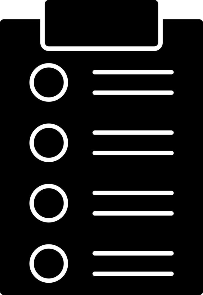List Vector Icon Design