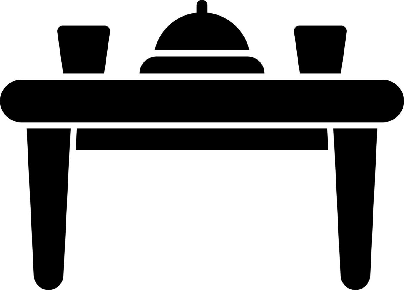 diseño de icono de vector de mesa