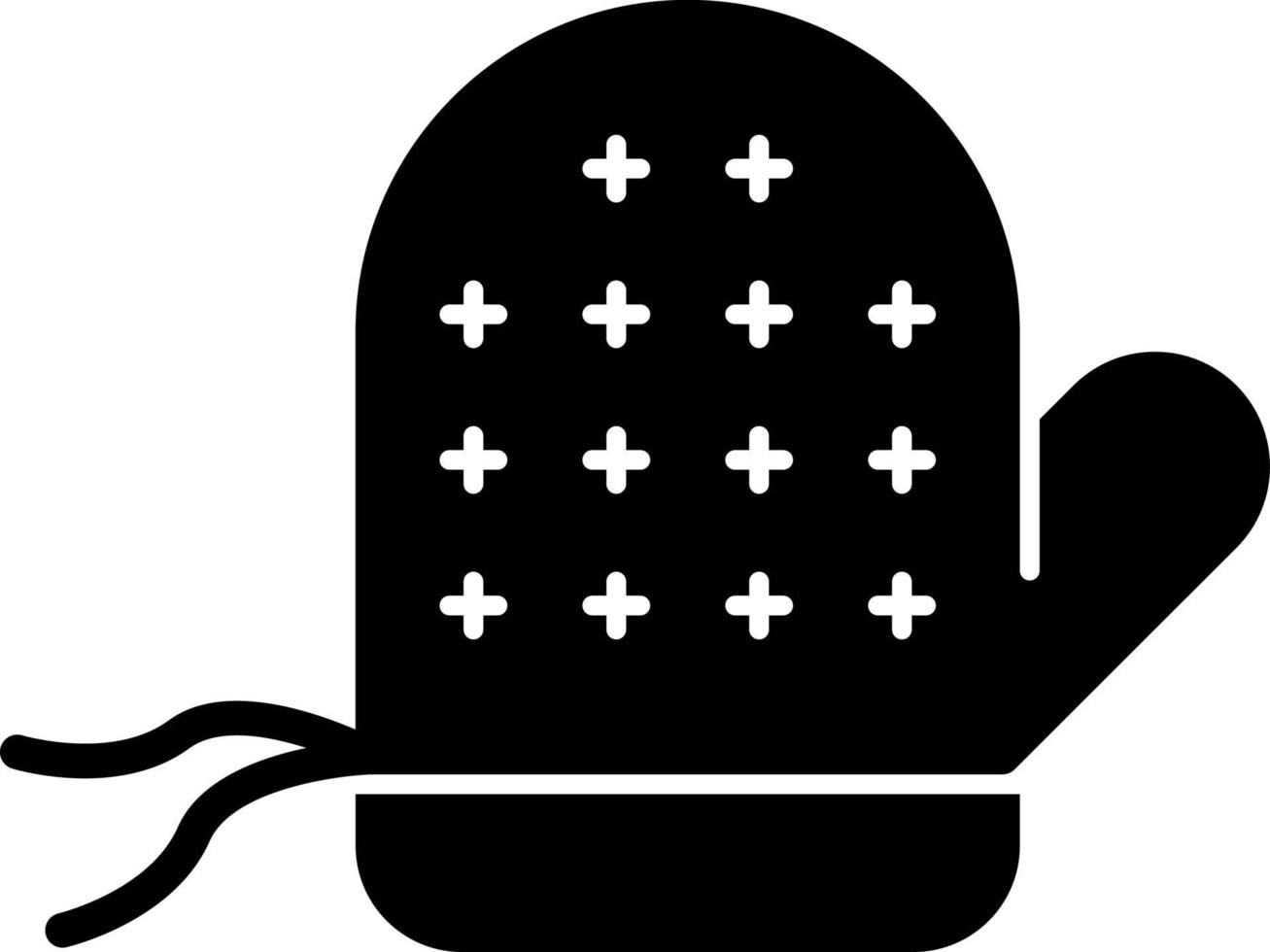 Oven Mitts Vector Icon Design