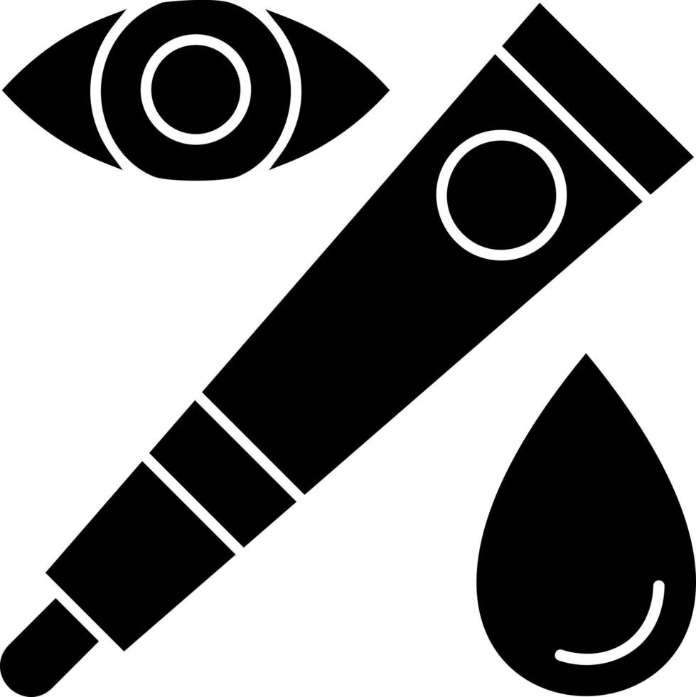 diseño de icono de vector de crema de ojos