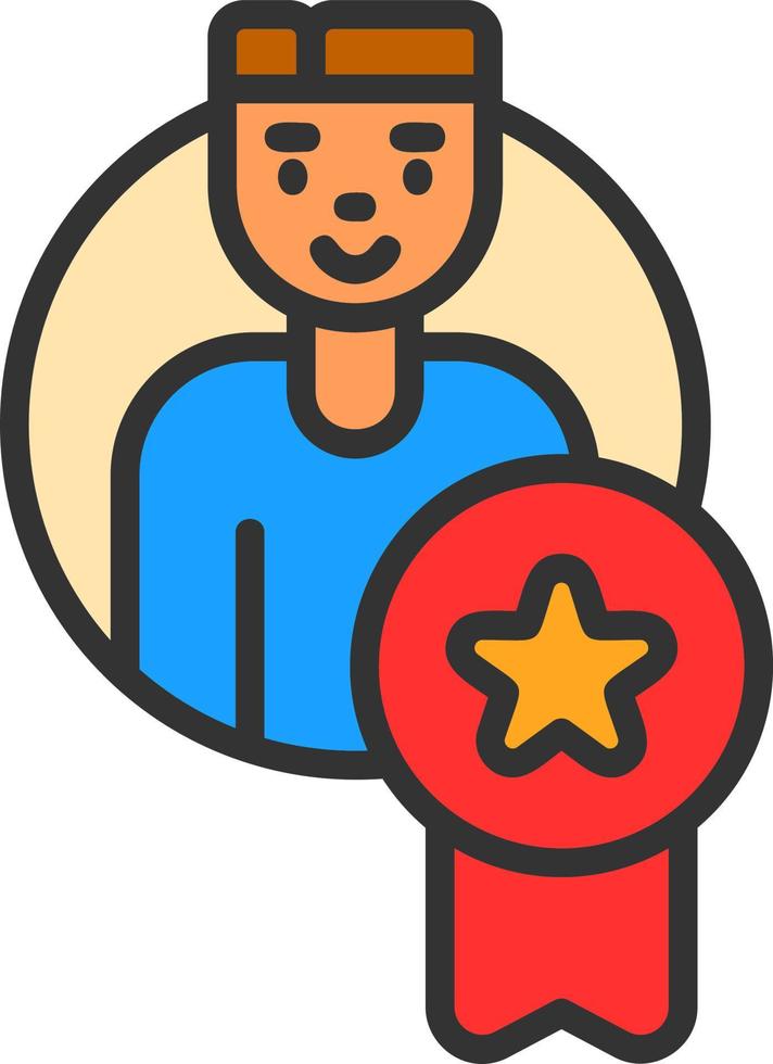 Best Employee Vector Icon Design