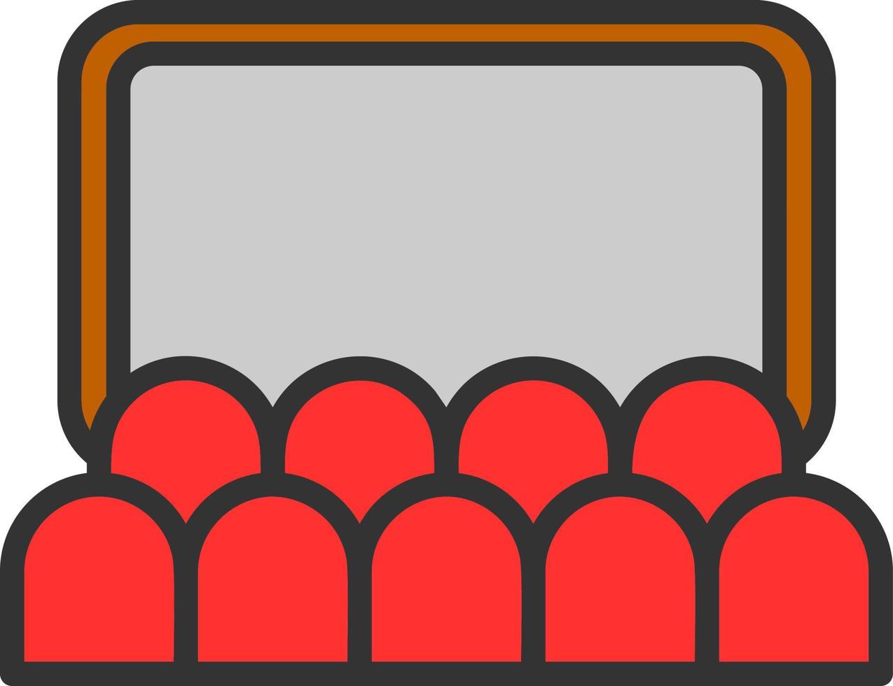 Auditorium Vector Icon Design