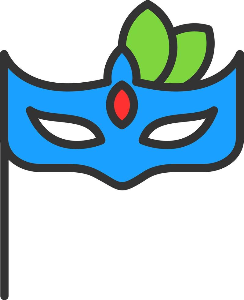 diseño de icono de vector de mascarada