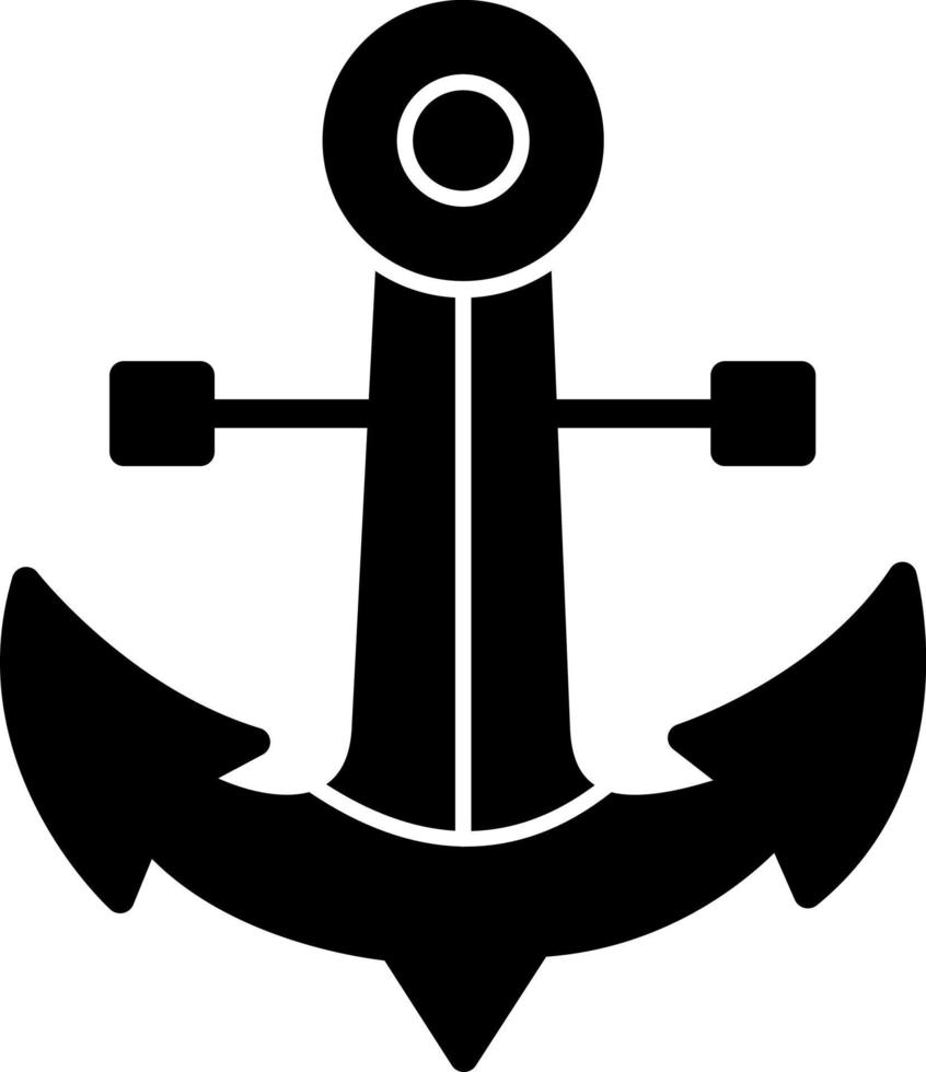 Anchor Vector Icon Design