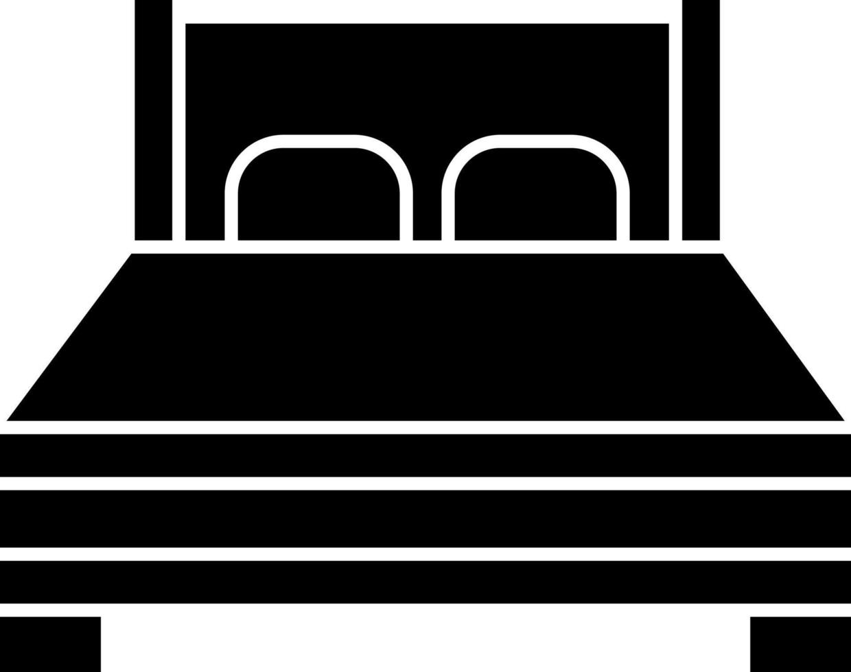 Bed Vector Icon Design