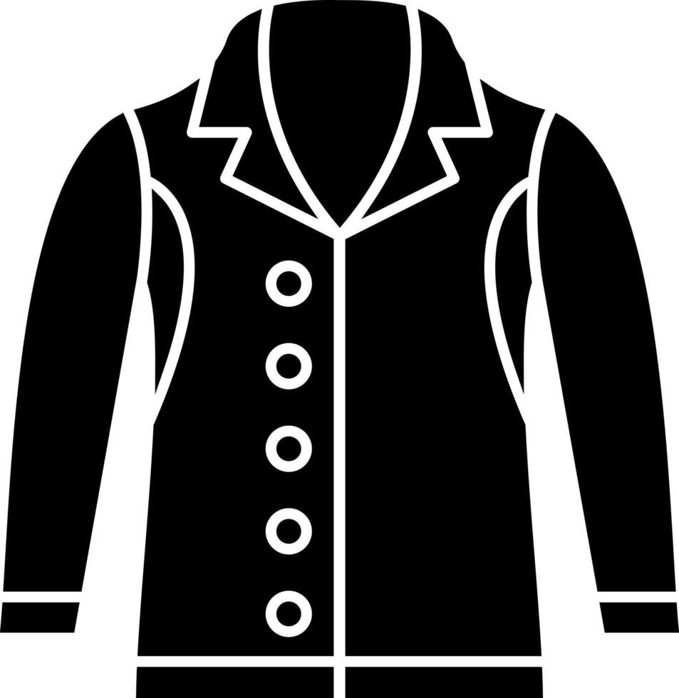 Coat Vector Icon Design