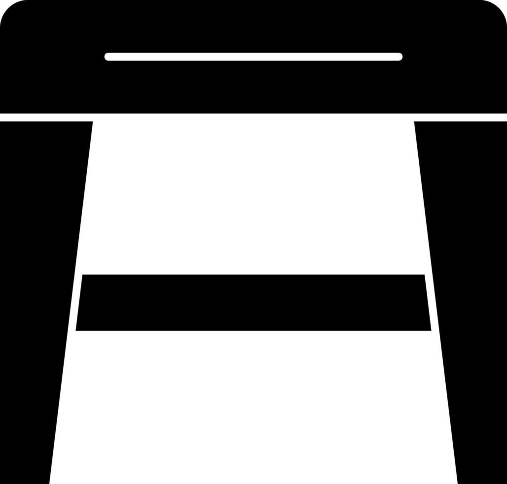 Stool f Vector Icon Design