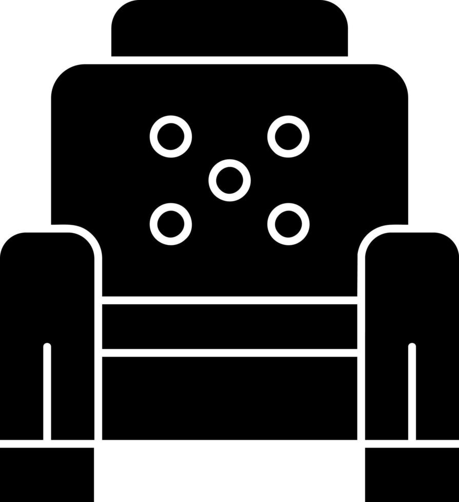 diseño de icono de vector de sillón