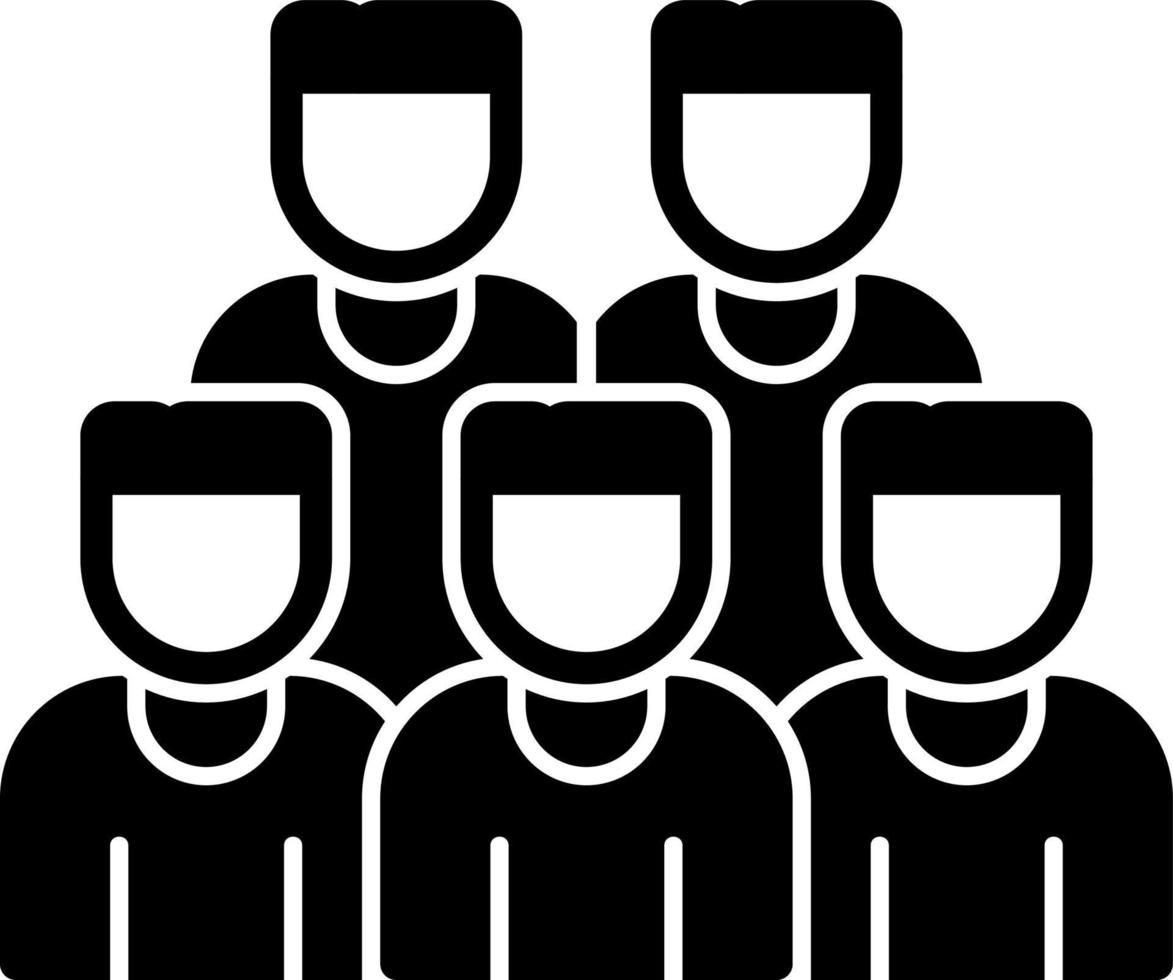 Crowd Vector Icon Design